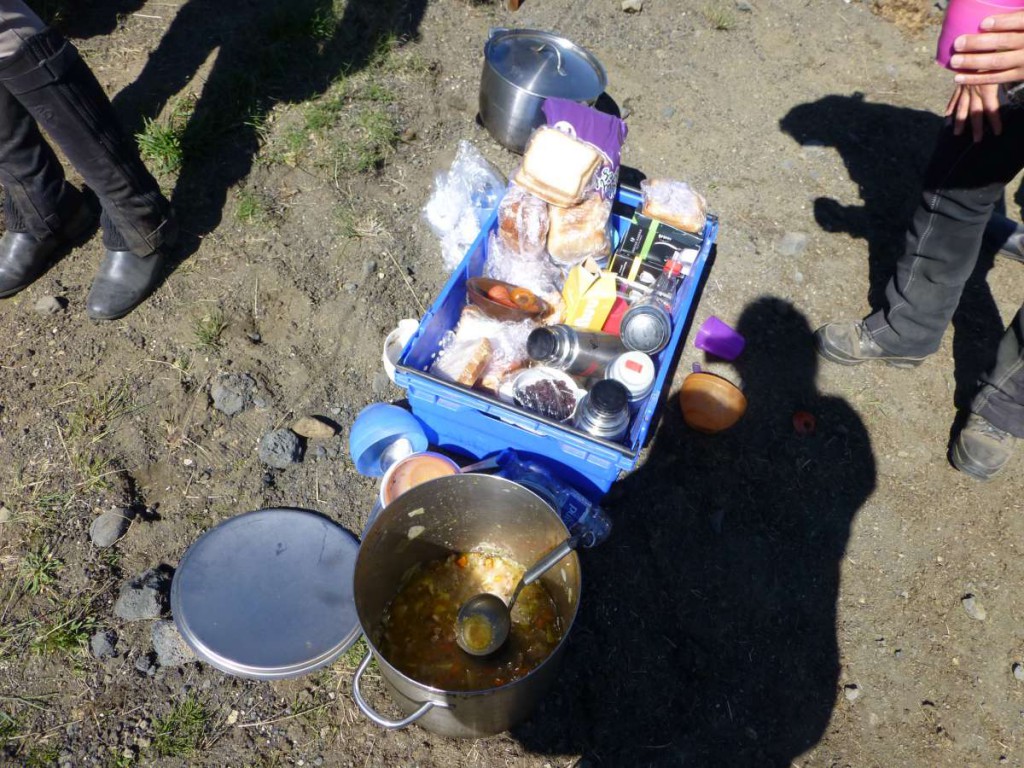 Lecker Lammeintopf von gestern - aufgewärmt schmeckt er noch besser als beim ersten Mal.